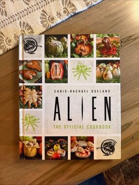 Alien: The Official Cookbook by Chris-Rachael Oseland — White & Green Cover
